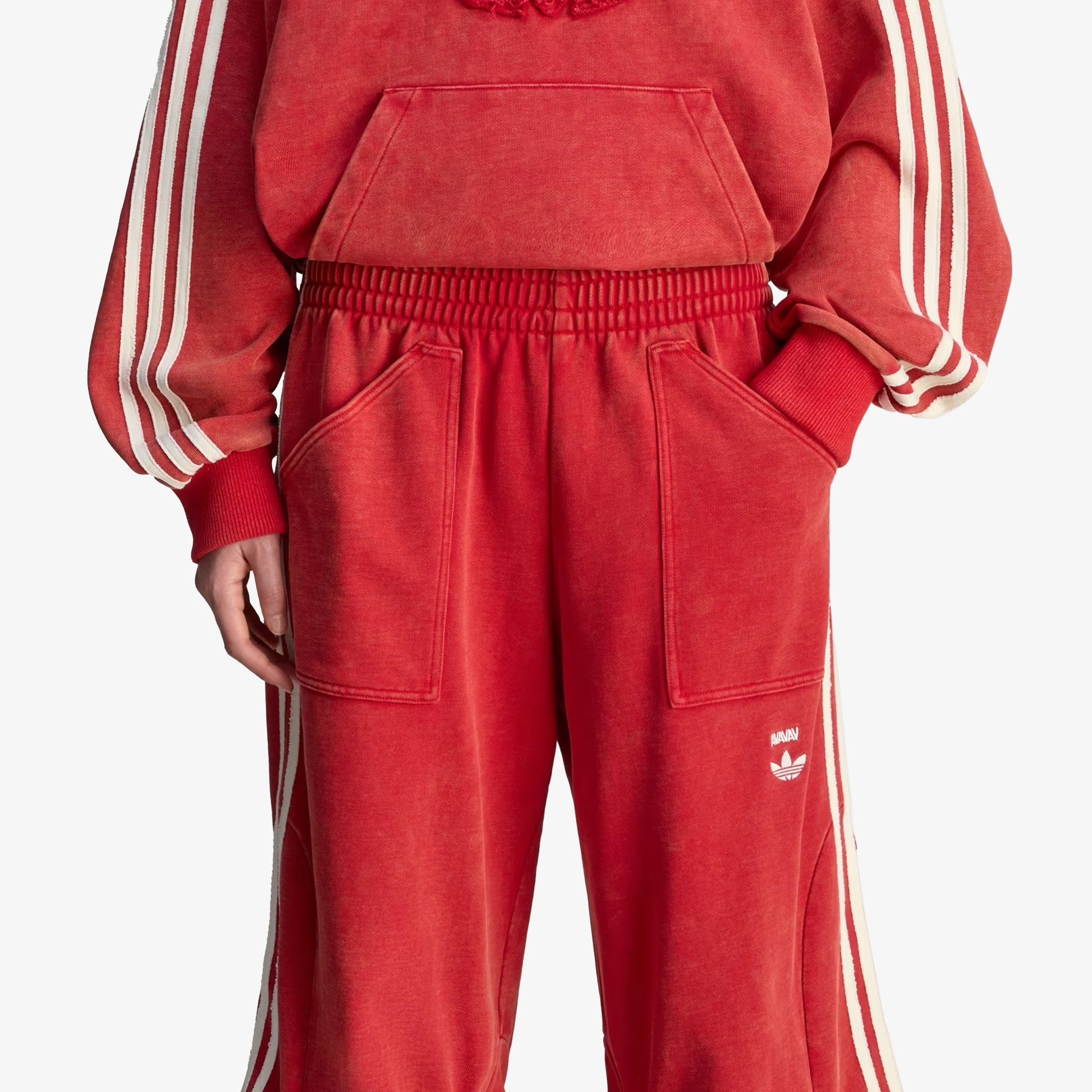 Adidas Originals | AVAVAV PLEATED TRACK PANTS { POWER RED