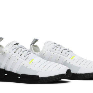 adidas NMD R1 White Team Solar Yellow