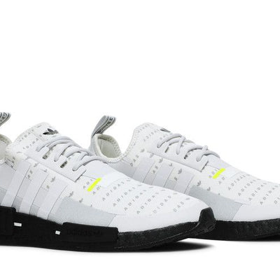 adidas NMD R1 White Team Solar Yellow