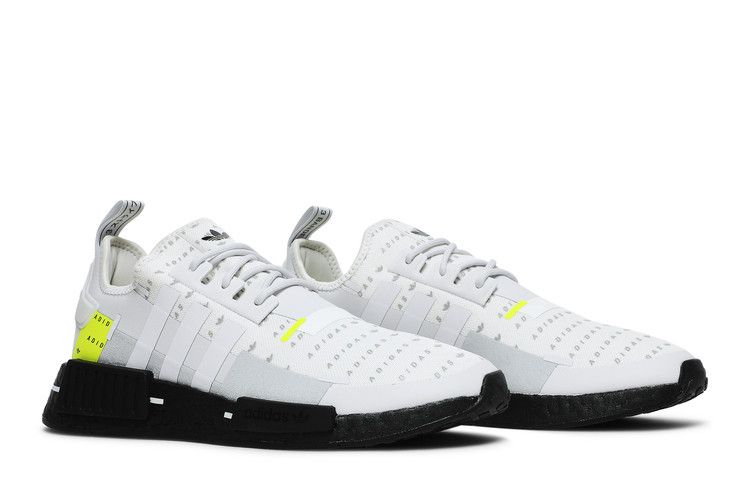 adidas NMD R1 White Team Solar Yellow