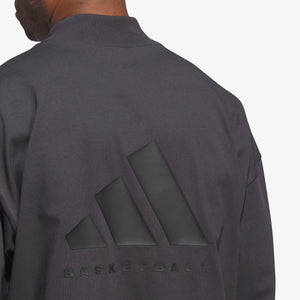 Adidas | BASKETBALL LONG SLEEVE TEE  { CARBON