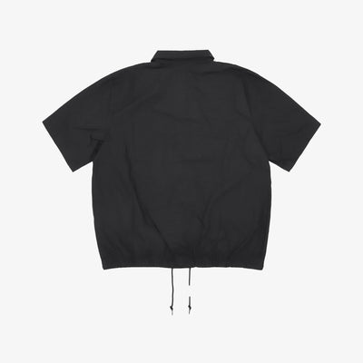 NIKE | CLUB OXFORD BUTTON-UP SHIRT { BLACK/WHITE