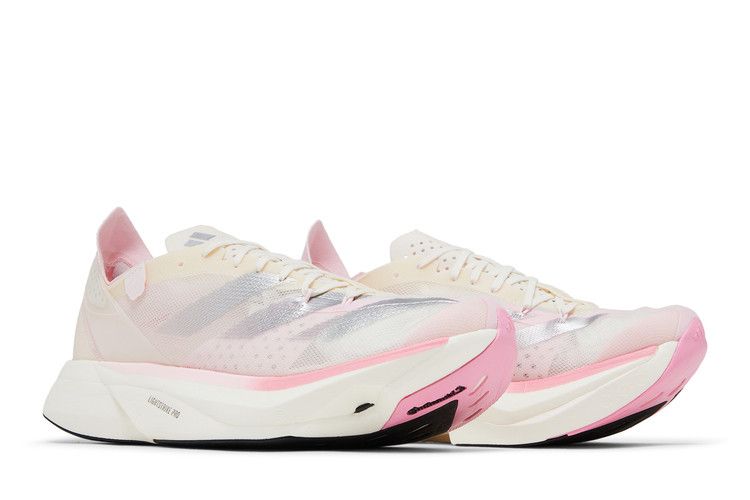 adidas Adizero Adios Pro 3 Chalk White Silver Metallic Clear Pink