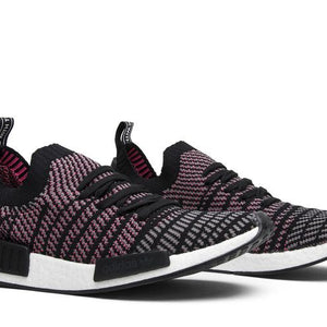 adidas NMD R1 STLT Black Grey Solar Pink