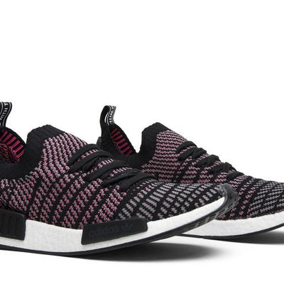 adidas NMD R1 STLT Black Grey Solar Pink