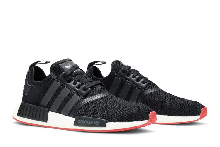 adidas NMD R1 Core Black Trace Scarlet
