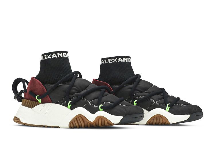 adidas AW Puff Trainer Alexander Wang Core Black Solar Green