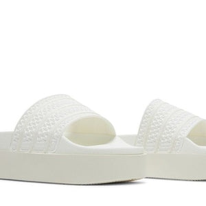 adidas Adilette Bonega Slides Cloud White Off White Off White (Women's)