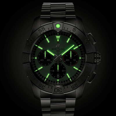 Breitling Avenger B01 Chronograph Green Dial Men 44mm