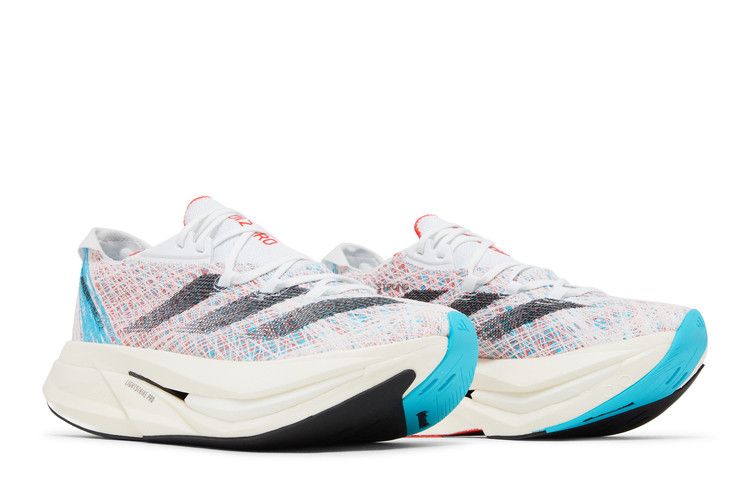 adidas Adizero Prime 2 Strung Cloud White Core Black Lucid Cyan