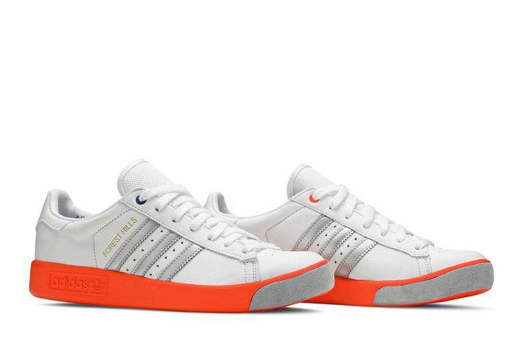 adidas Forest Hills White Silver Orange