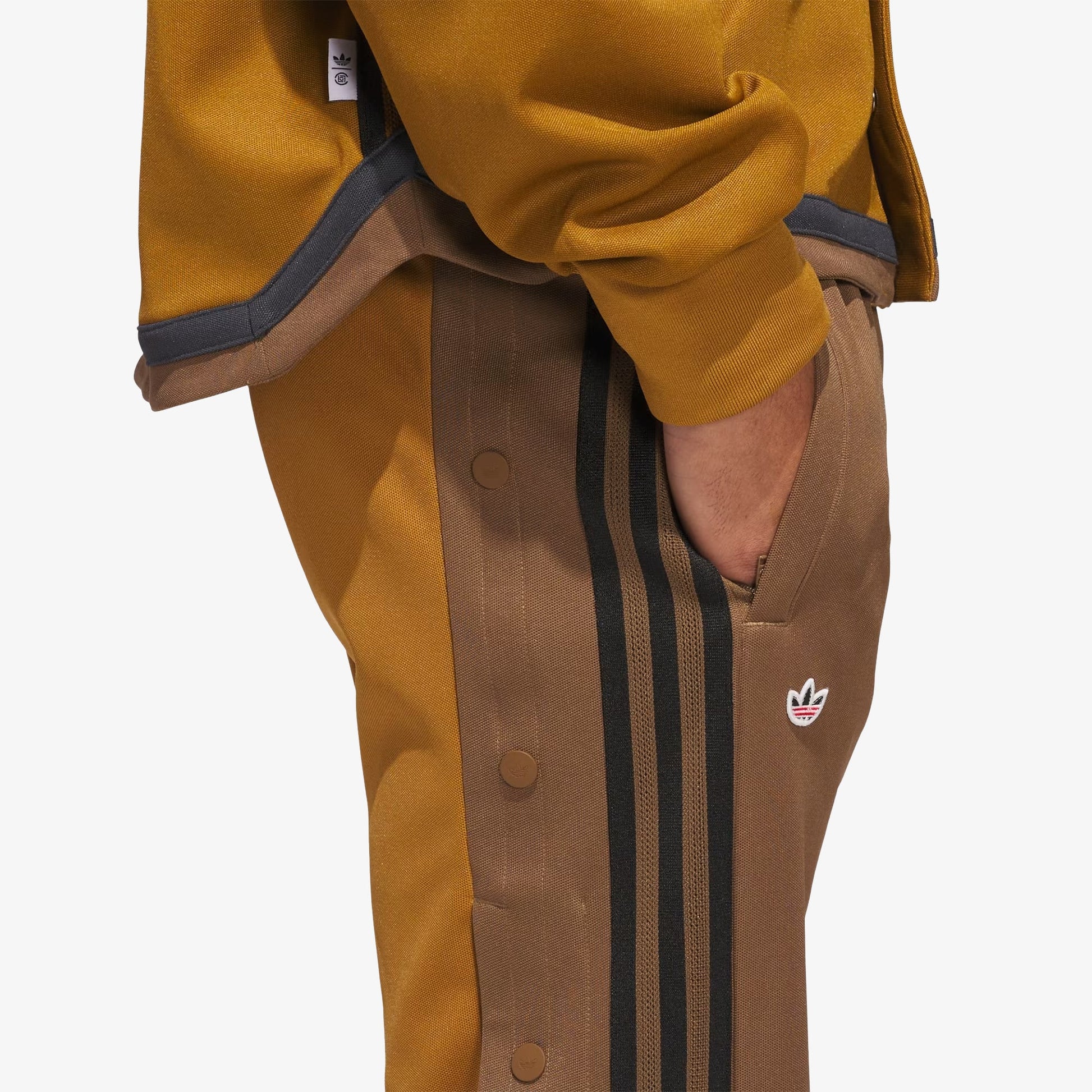 ADIDAS ORIGINALS | CLOT ADIBREAK PANTS BY EDISON CHEN { BROWN OXIDE