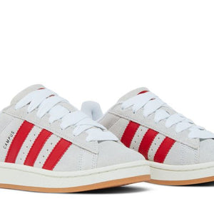 adidas Campus 00s Crystal White Better Scarlet (Women's)