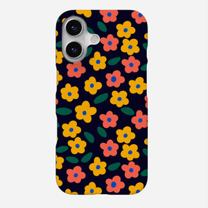Colorful Daisies Floral Phone Case