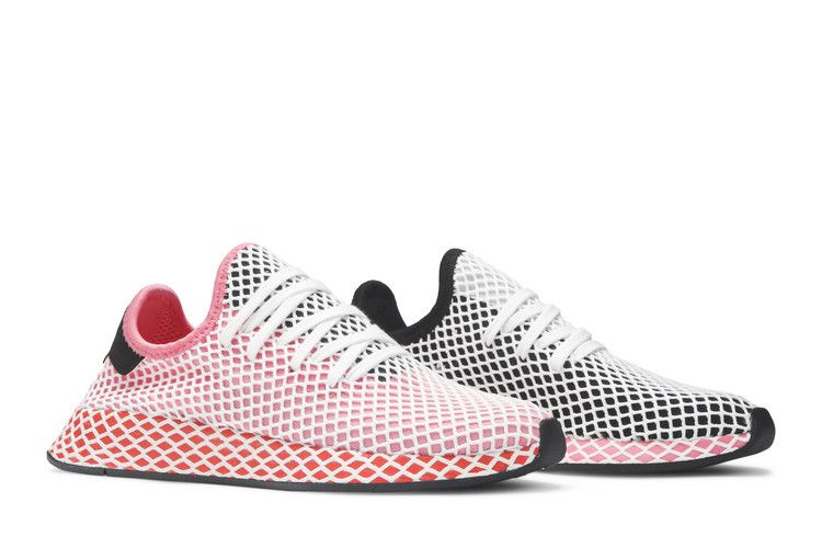adidas Deerupt Core Black Chalk Pink (Women's)