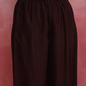 trueBrowns Cola Viscose Silk Kurta Co-ord Set
