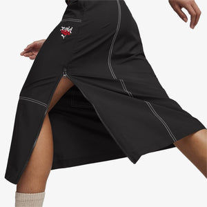 Puma | X-GIRL MIDI SKIRT  { BLACK