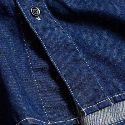 FDMTL | DENIM 2ND S/S SHIRT RINSE { INDIGO