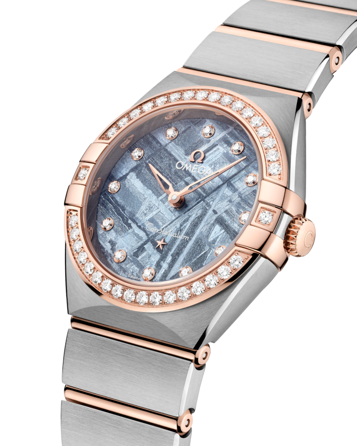 Omega Constellation Blue Dial Women 28mm