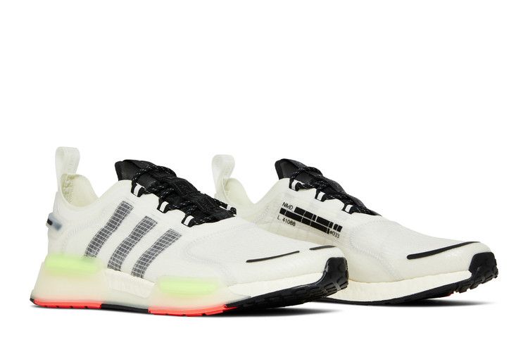 adidas NMD V3 Crystal White Signal Green Solar Pink