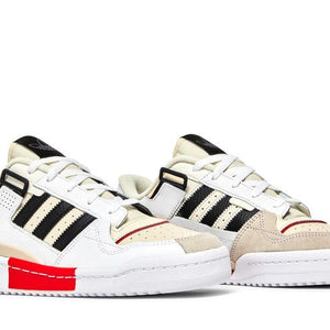 adidas Forum Exhibit Low White Vivid Red