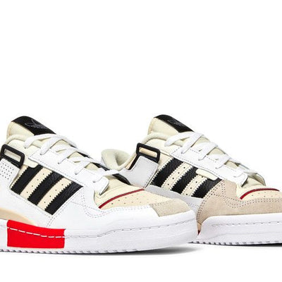 adidas Forum Exhibit Low White Vivid Red