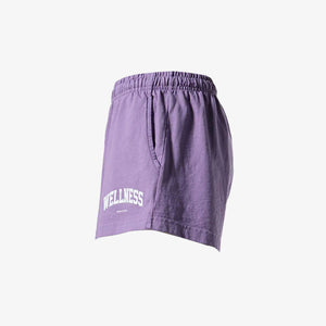 SPORTY & RICH | WELLNESS IVY DISCO SHORT { VIOLET/WHITE