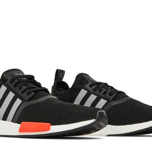 adidas NMD R1 Black Silver Solar Red