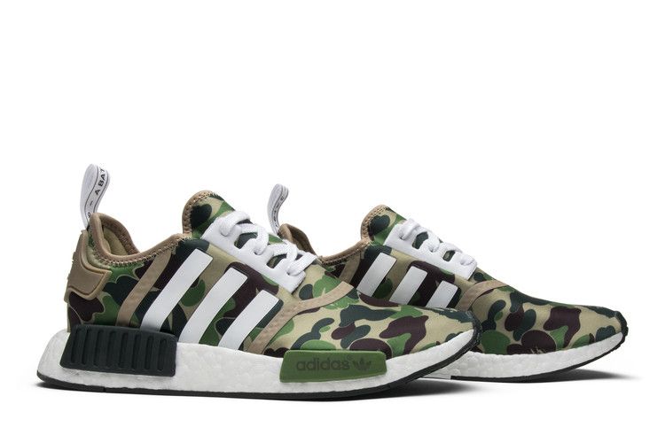 adidas NMD R1 Bape Olive Camo