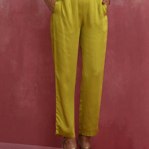 trueBrowns Lime Green Short Co-ord set