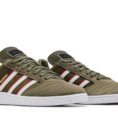 adidas Busenitz Olive Strata Red Cloud White