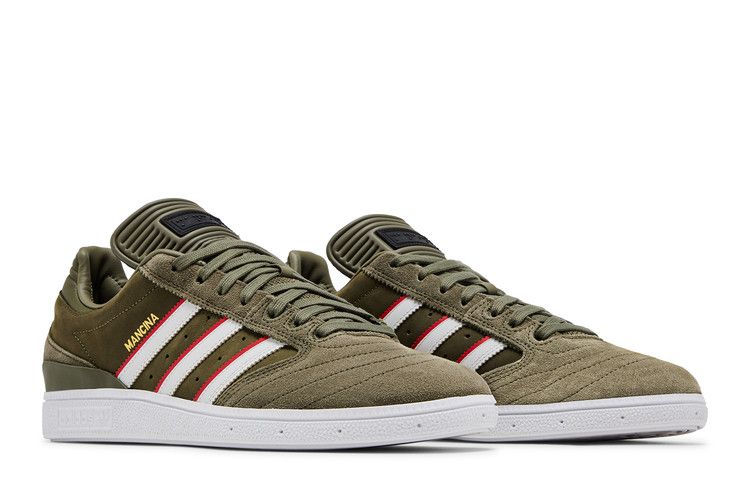 adidas Busenitz Olive Strata Red Cloud White