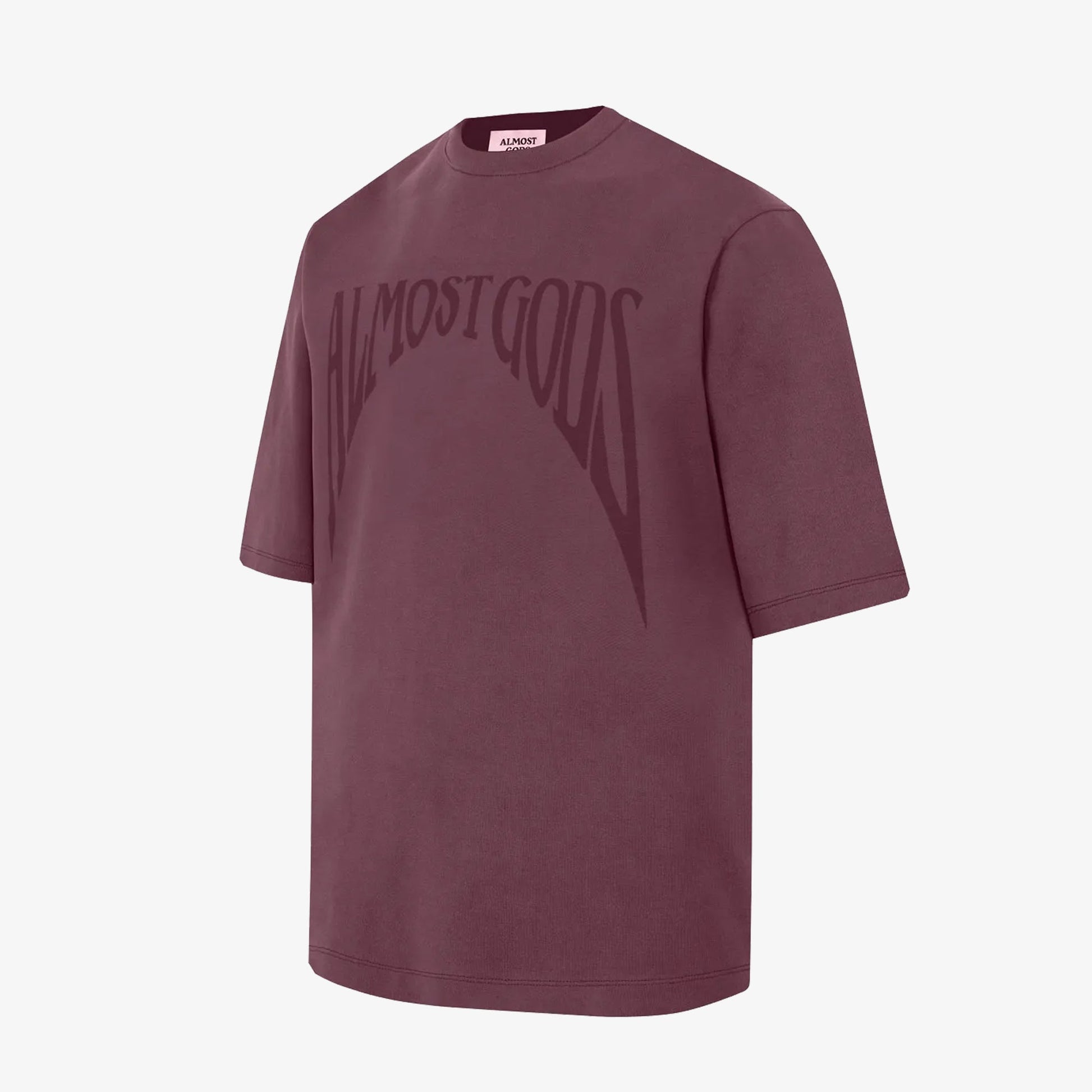 ALMOST GODS | GOTHIC RELAXED TEE { PLUM