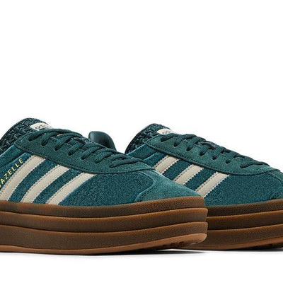 adidas Gazelle Bold Mineral Green Velvet (Women's)