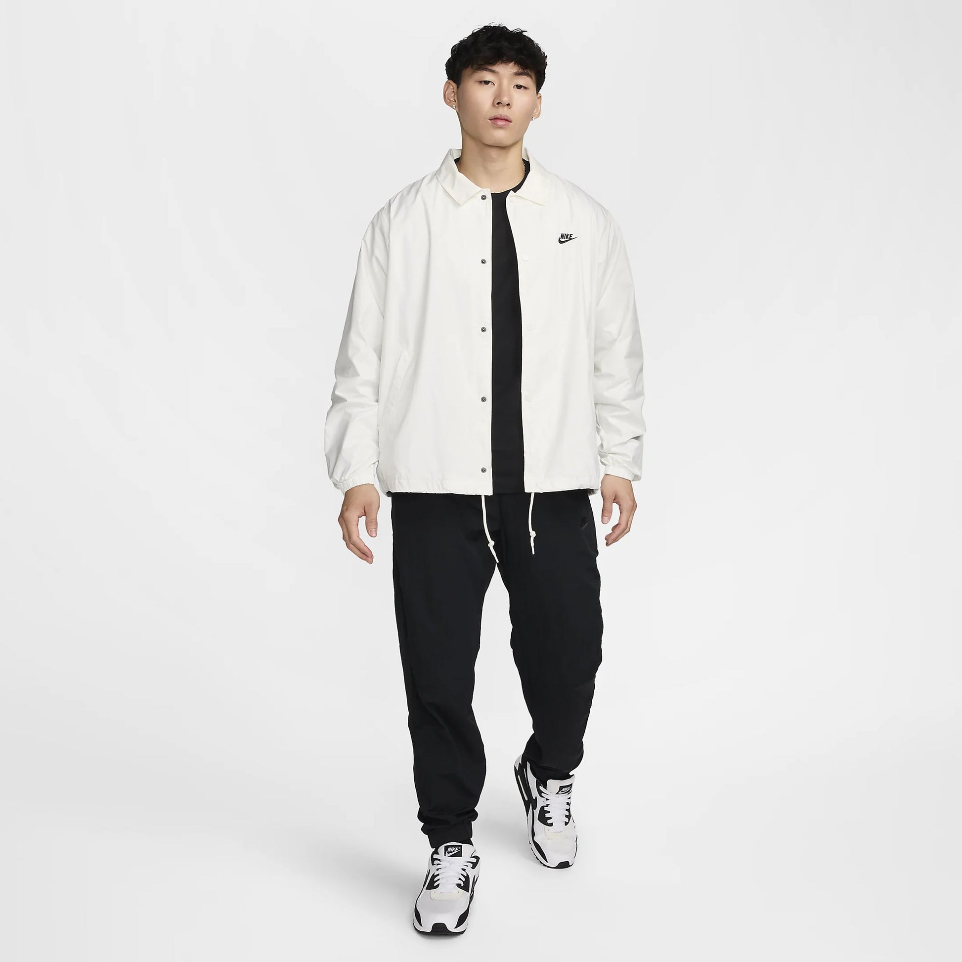 NIKE | CLUB COACHES ' JACKET { SAIL/BLACK