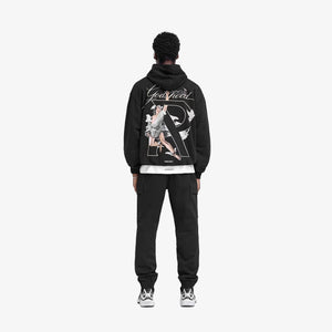 Represent | HERMES HOODIE { JET BLACK