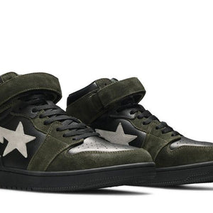A Bathing Ape Block Sta Hi Dark Grey Light Grey