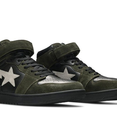 A Bathing Ape Block Sta Hi Dark Grey Light Grey