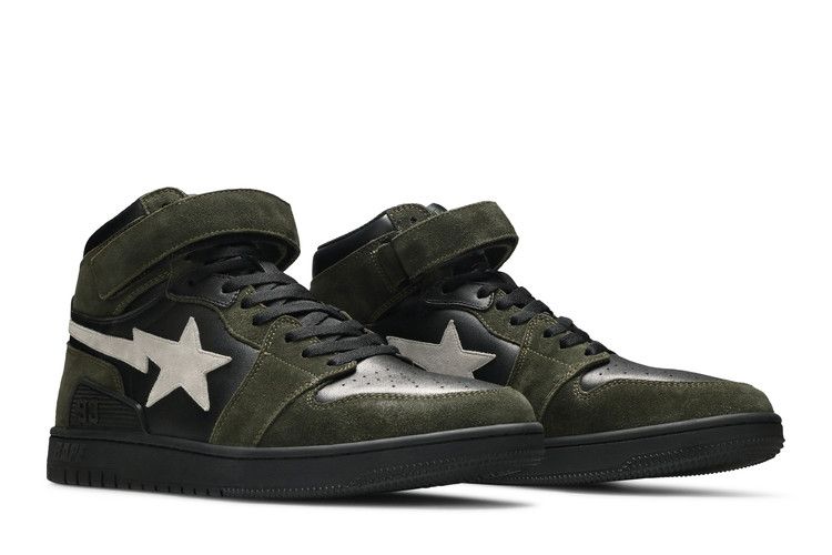 A Bathing Ape Block Sta Hi Dark Grey Light Grey