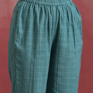 trueBrowns Light Blue Cotton Dobby Co-ord set