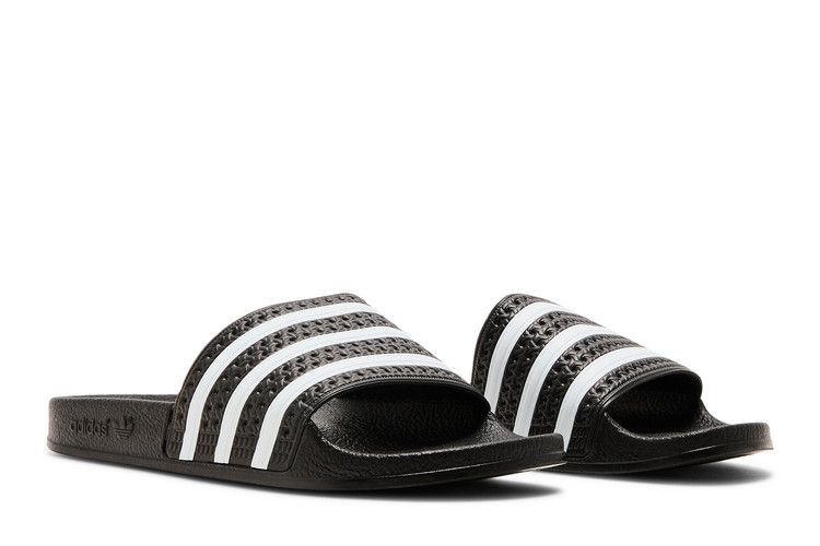 adidas Adilette Slides Core Black Cloud White (GS)