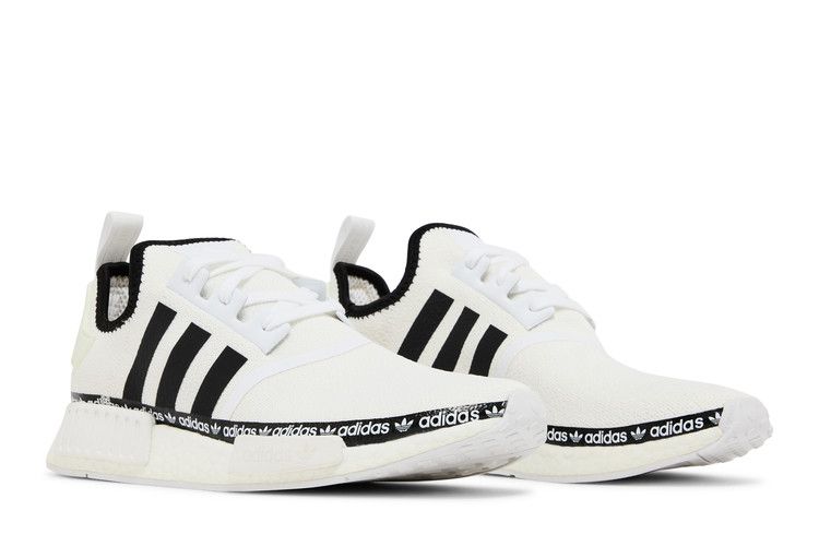 adidas NMD R1 Cloud White Logo Strip