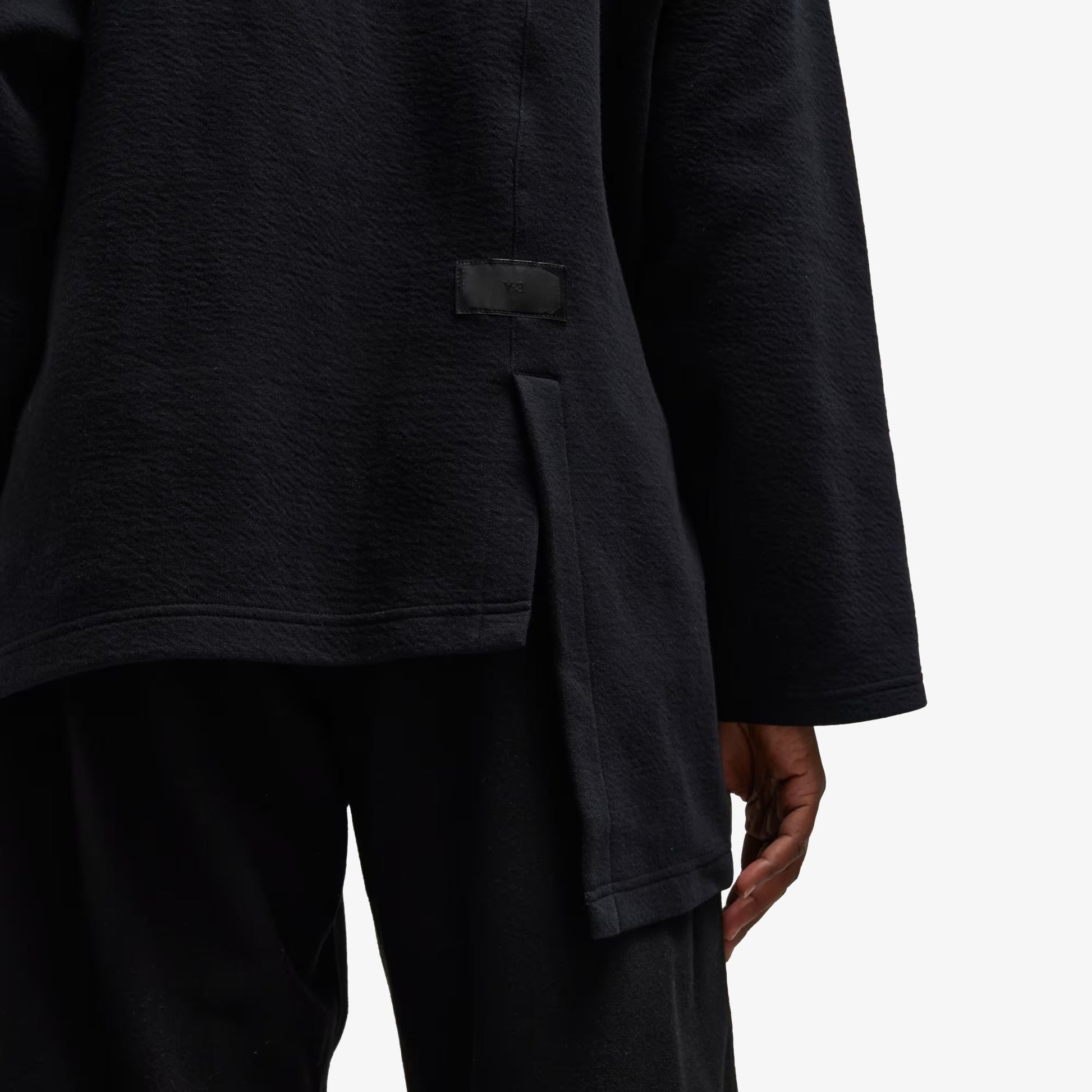 Y-3 | NATURAL SPACER LOOSE LONG SLEEVE TEE  { BLACK