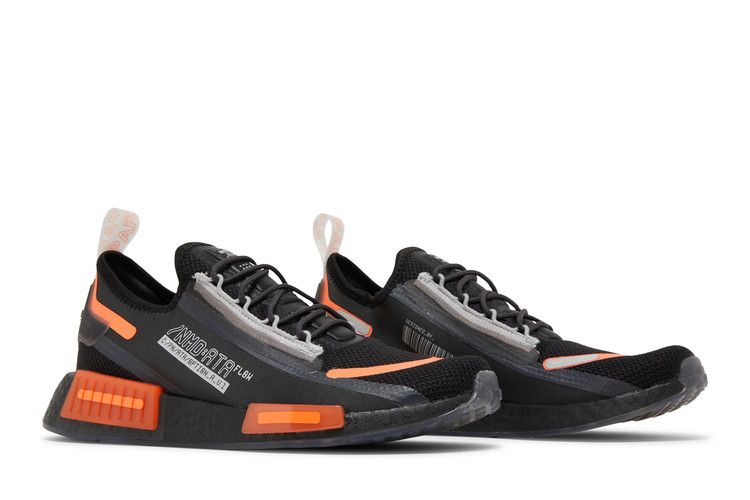 adidas NMD R1 Spectoo Black Team Solar Orange
