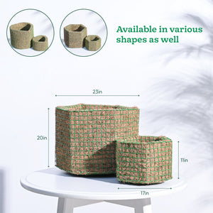 Hexa Coir Planter - Set of 2