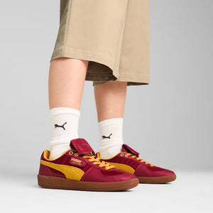 PUMA | x HARRY POTTER PALERMO HAIRY SUEDE FORMSTRIP { DARK CRIMSON-YELLOW SIZZLE