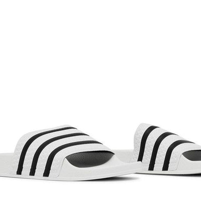 adidas Adilette White Core Black White