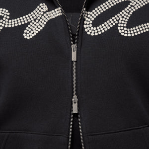 JORDAN | MVP FULL ZIP FLEECE HOODIE { OFF NOIR/SAIL/SAIL