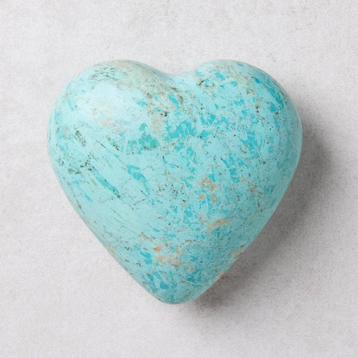 Natural Peruvian Turquoise Hearts  - AAA Premium Quality