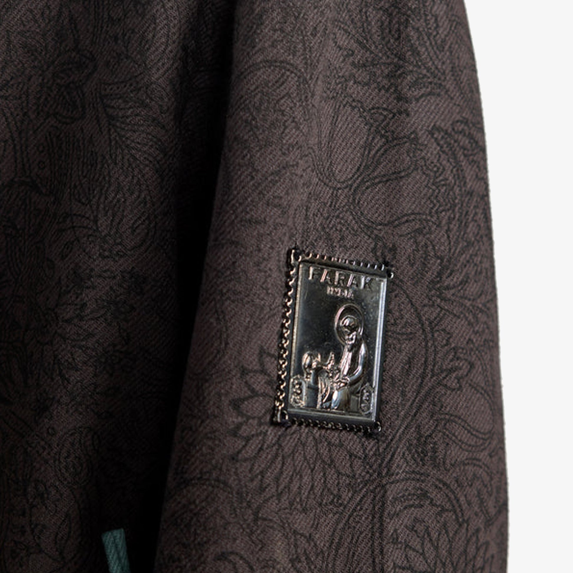 F A R A K | BASICS MONOCHROME JACKET { BROWN